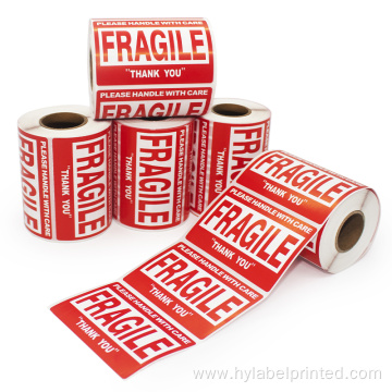 Adhesive Stickers Care Warning Fragile Stickers Labels